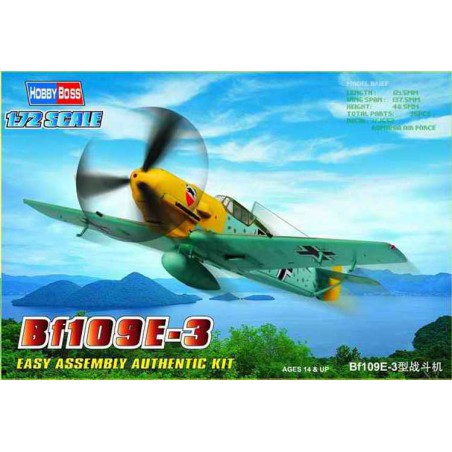 Plastic plane model BF 109 E-3 1/72 | Scientific-MHD