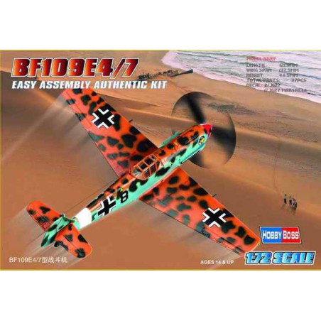 BF 109 E-4/7 1/72 Kunststoffebene Modell | Scientific-MHD