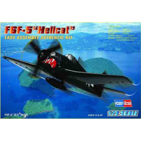 Maquette d'avion en plastique F6F-5 Hellcat 1/72