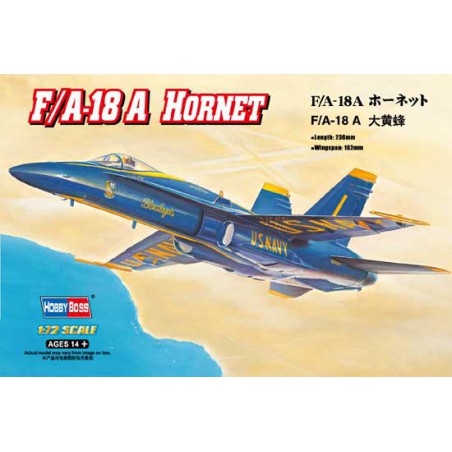 Maquette d'avion en plastique F/A 18-A Hornet 1/72