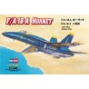 Plastic plane model F/A 18-A Hornet 1/72 | Scientific-MHD