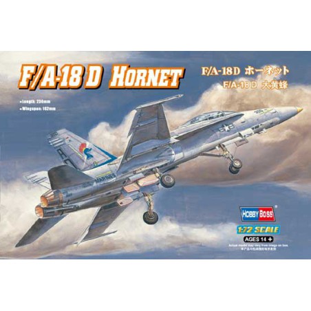 Maquette d'avion en plastique F/A 18-D Hornet 1/72