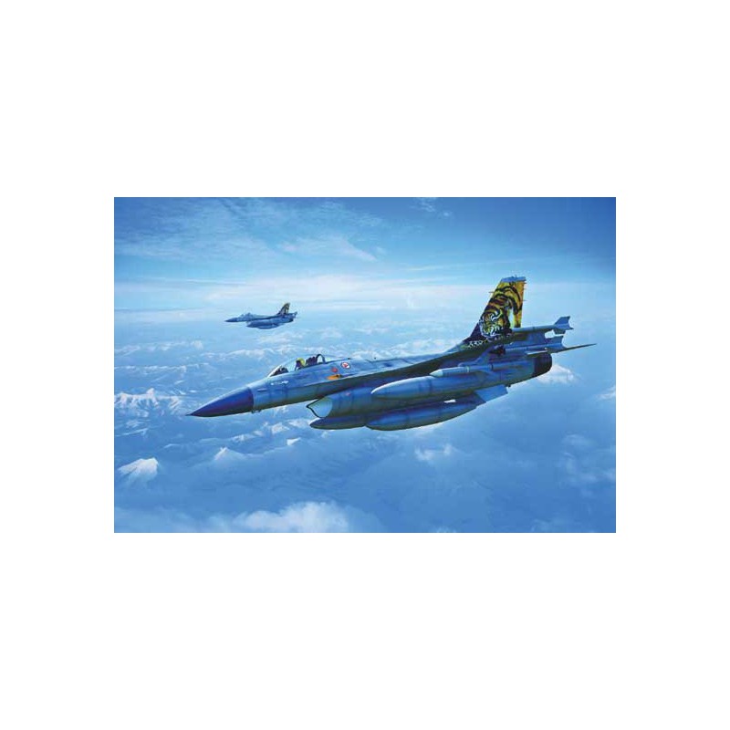 Maquette d'avion en plastique F-16A Fightning Falcon 1/72
