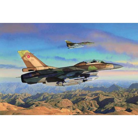 Maquette d'avion en plastique F-16B Fightning Falcon1/72