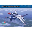 Maquette d'avion en plastique F-16D Figntning Falcon 1/72