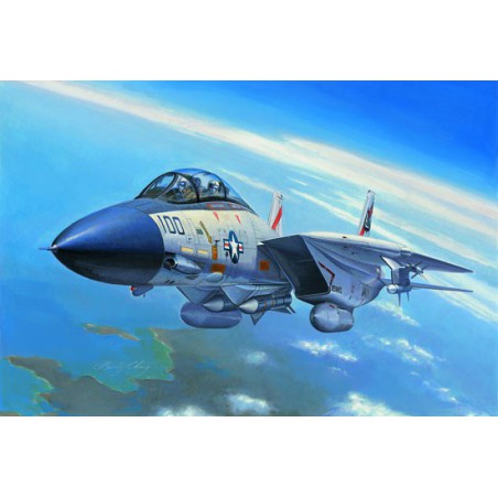 Maquette d'avion en plastique F-14A Tomcat 1/72