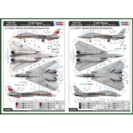 F-14A Kunststoffebene Modell Tomcat 1/72 | Scientific-MHD