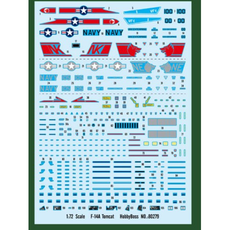 F-14A plastic plane model Tomcat 1/72 | Scientific-MHD