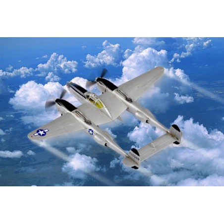 P-38L-5-L0 Lightning 1/72 plastic plane model | Scientific-MHD