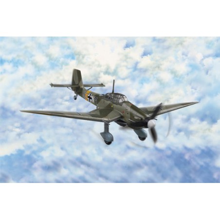 Maquette d'avion en plastique Junkers Ju-87D-3 Stuka 1/72