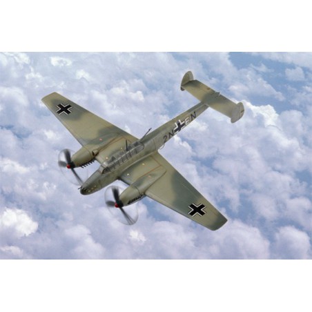 Maquette d'avion en plastique Messerschmitt BF110 1/72