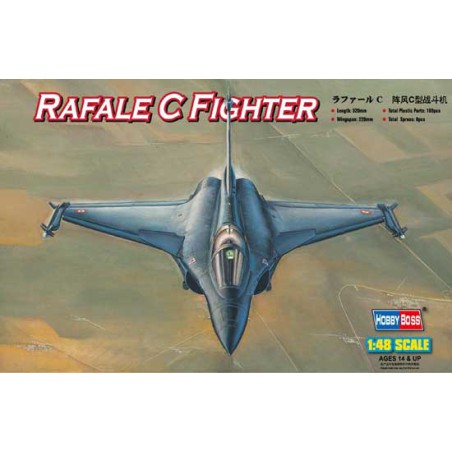 Maquette d'avion en plastique Rafale C French Fighter 1/48