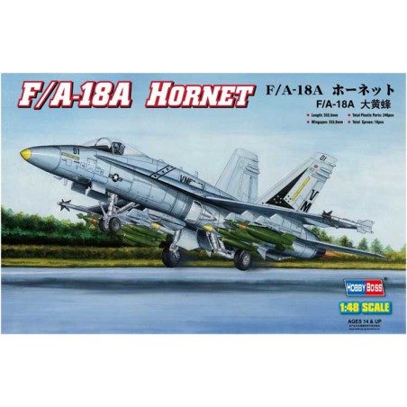 Plastic plane model F/A-18A HORNET 1/48 | Scientific-MHD