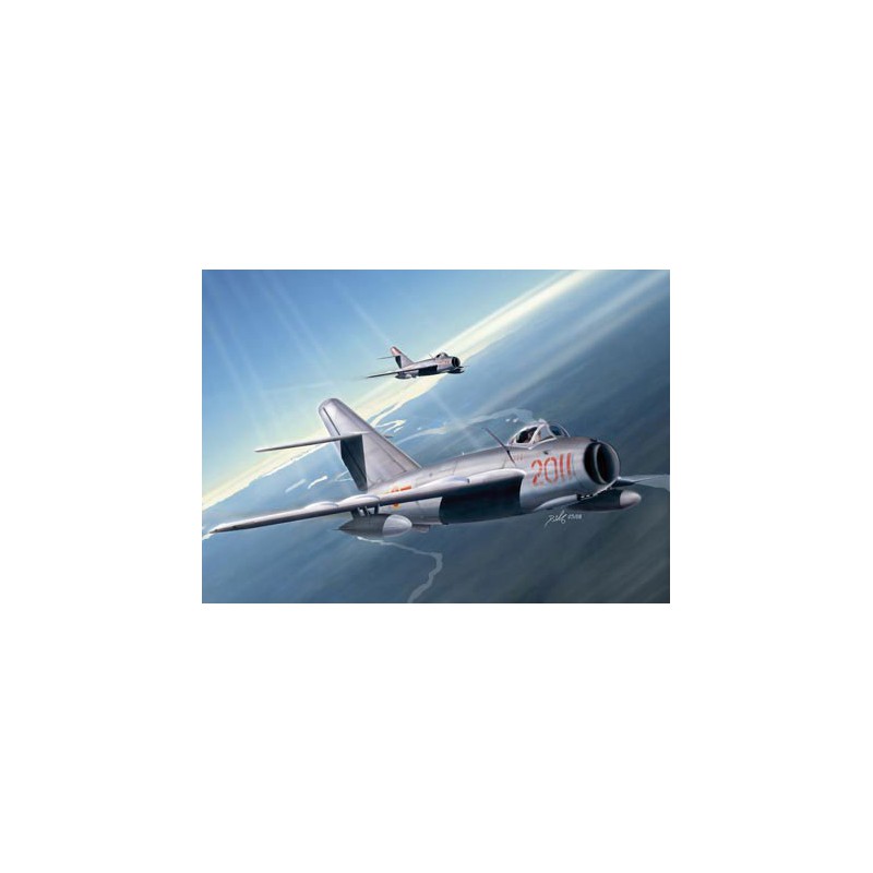 Maquette d'avion en plastique MIG - 17 F Fresco C 1/48