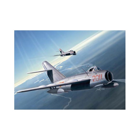 Maquette d'avion en plastique MIG - 17 F Fresco C 1/48 Maquette d'avion en plastique MIG - 17 F Fresco C 1/48
