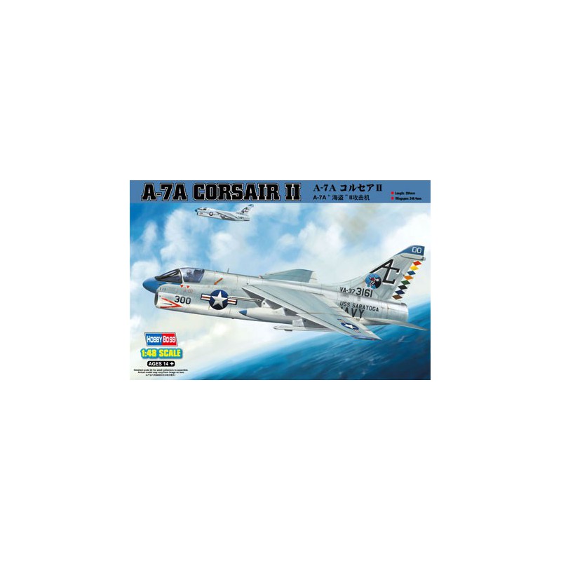 Maquette d'avion en plastique A-7A CORSAIR II 1/48