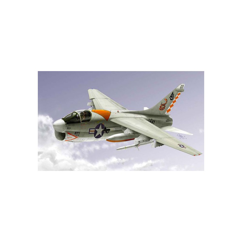 Maquette d'avion en plastique A-7E Corsair II1/48