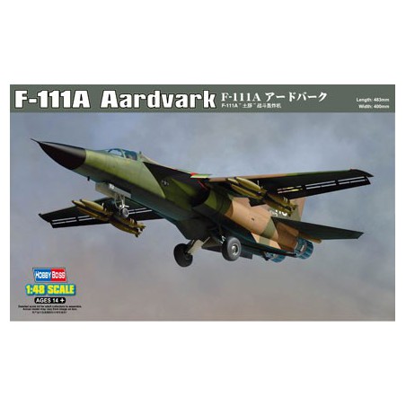 Maquette d'avion en plastique F-111A AARDWARK 1/48