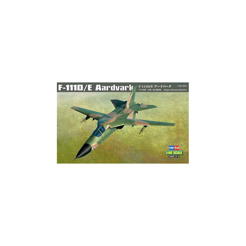 Maquette d'avion en plastique F-111D/EAARDWARK 1/48