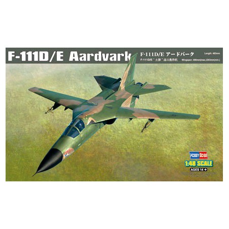 Maquette d'avion en plastique F-111D/EAARDWARK 1/48