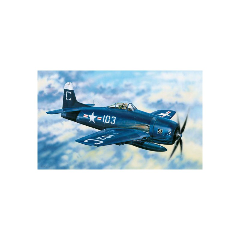Maquette d'avion en plastique F8F-2 Bearcat 1/48
