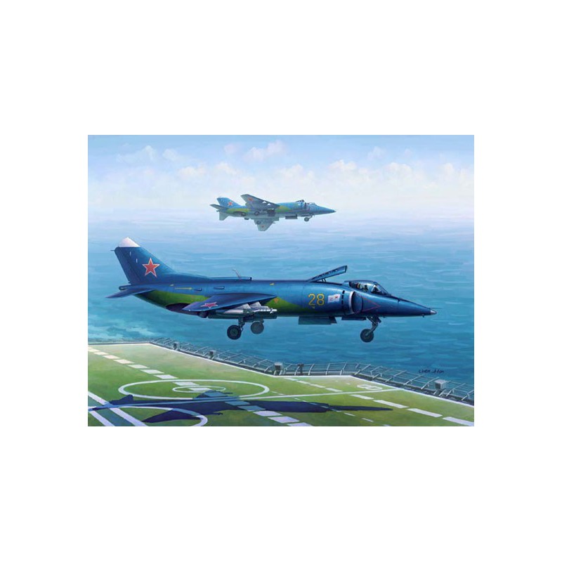 Maquette d'avion en plastique Yak-38/Yak-38M Forger A 1/48