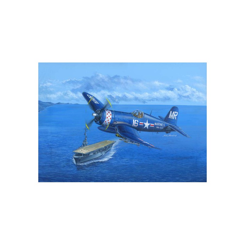 Maquette d'avion en plastique F4U-4B Corsair 1/48