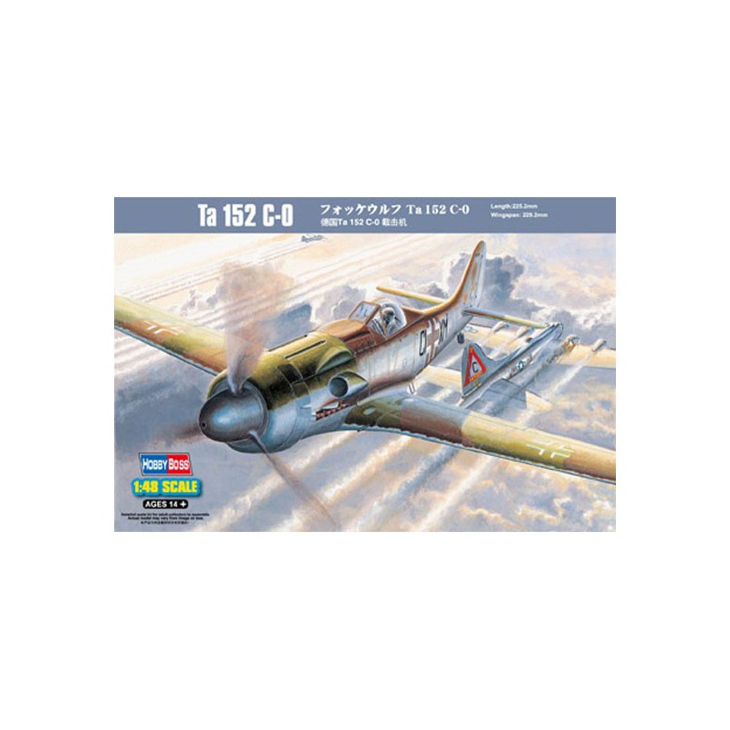 Maquette d'avion en plastique FW Ta 152 C-0 1/48