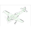 Maquette d'avion en plastique Ta 151 C-1/R141/48