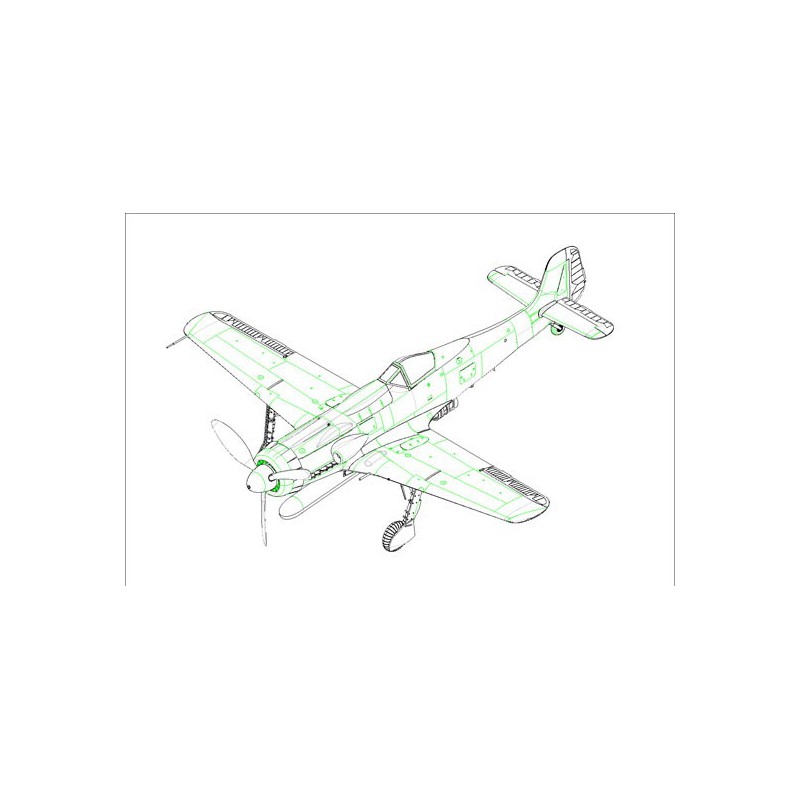 Maquette d'avion en plastique Ta 151 C-1/R141/48