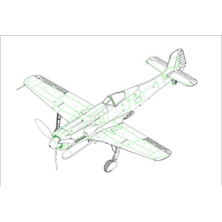 Maquette d'avion en plastique Ta 151 C-1/R141/48