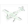 Maquette d'avion en plastique Ta 151 C-1/R141/48