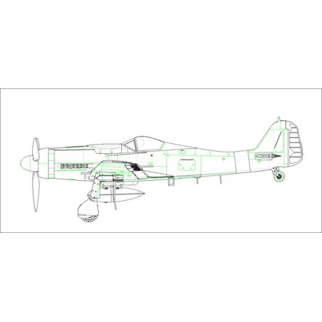 Kunststoffflugzeugmodell Focke Wulf FW190D-9J 1/48 | Scientific-MHD