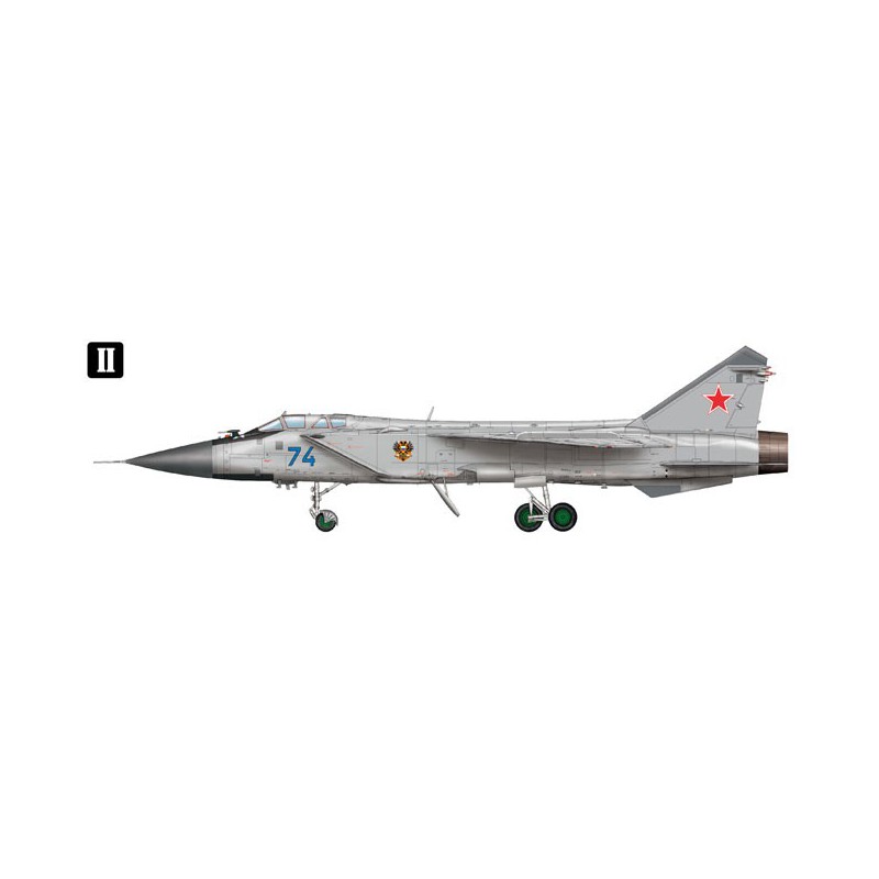 Maquette d'avion en plastique MiG-31BM. w/KH-47M2 1/48