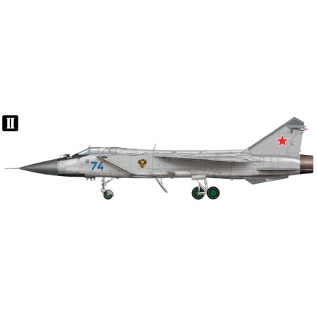 Maquette d'avion en plastique MiG-31BM. w/KH-47M2 1/48
