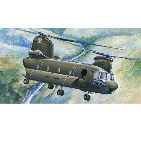 Maquette d'hélicoptère en plastique CH-47A CHINOOK 1/48