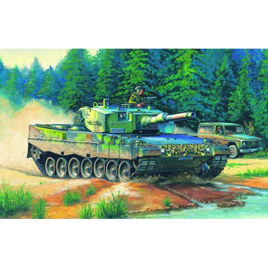 Maquette de Char en plastique German Leopard 2 A4 Tank 1/35 Maquette de Char en plastique German Leopard 2 A4 Tank 1/35