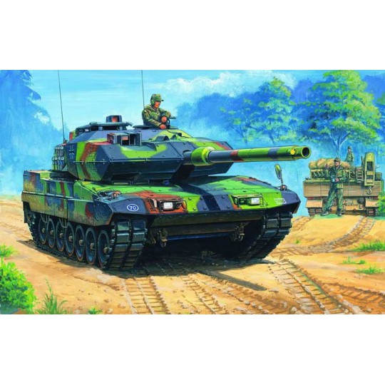 A German Bundeswehr main battle tank 'Leopard 2 A6' of