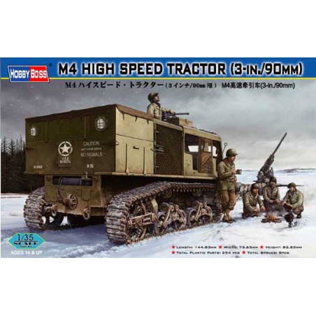 M4 Hochgeschwindigkeitstraktoren M4 Kunststofftankmodell ... 1/35 | Scientific-MHD