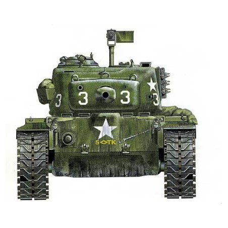 M26A1 Pershing 1/35 plastic tank model | Scientific-MHD