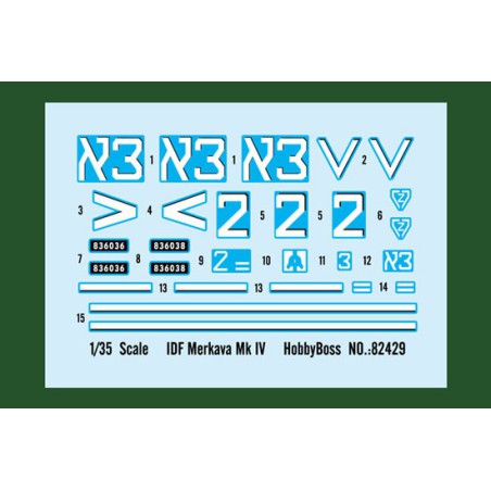 Plastic tank model Israeli Merkava MK IV 1/35 | Scientific-MHD