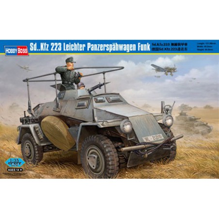 SD.KFZ -Kunststoff -Tankmodell. 223 Funk 1/35 | Scientific-MHD