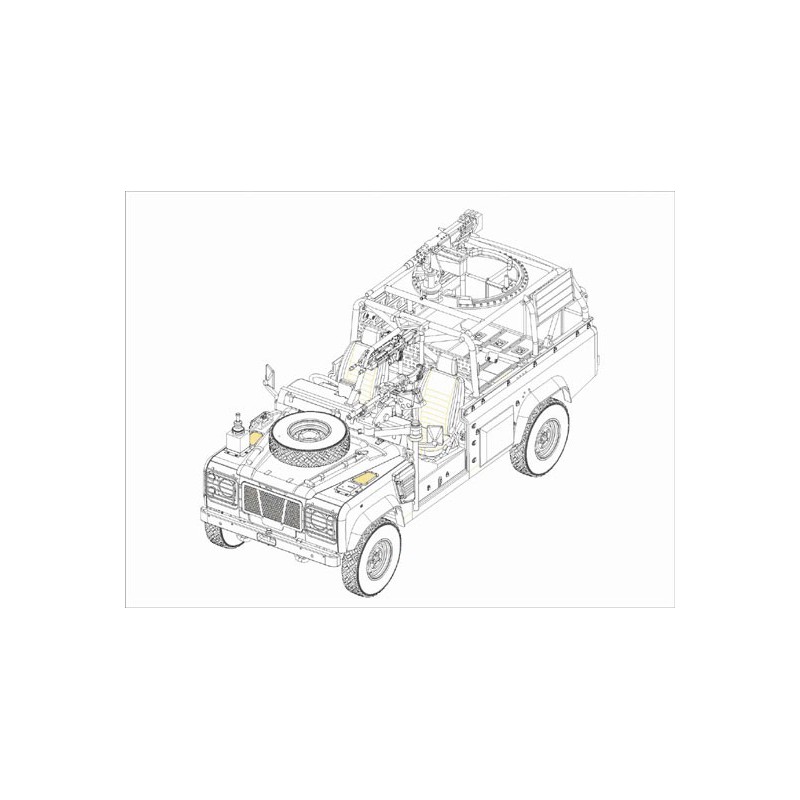 Maquette de Char en plastique LAND Wolf M.I.K. Defender 1/35 Maquette de Char en plastique LAND Wolf M.I.K. Defender 1/35
