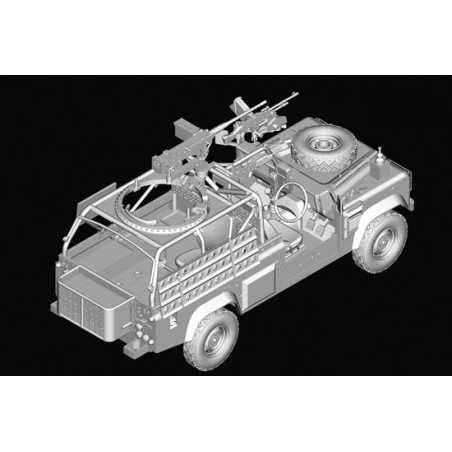 Maquette de Char en plastique LAND Wolf M.I.K. Defender 1/35