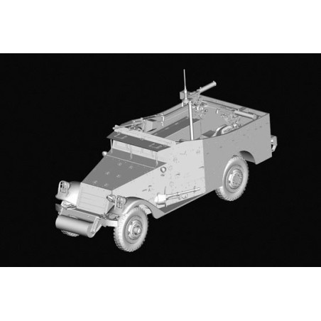 Maquette de Char en plastique M3 A1 Scout Early Version 1/35