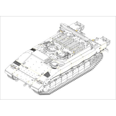 Maquette de Char en plastique Israeli Merkava ARV 1/35