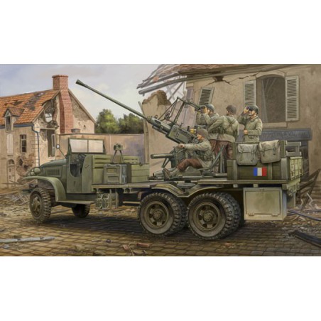 GMC Bofors 40 mm Pistole 1/35 Kunststoffmodell für Kunststoff | Scientific-MHD