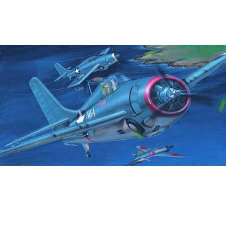 Maquette d'avion en plastique F4F-3 "WILDCAT"