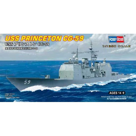 USS Princeton CG-59 1/1250 plastic boat model | Scientific-MHD