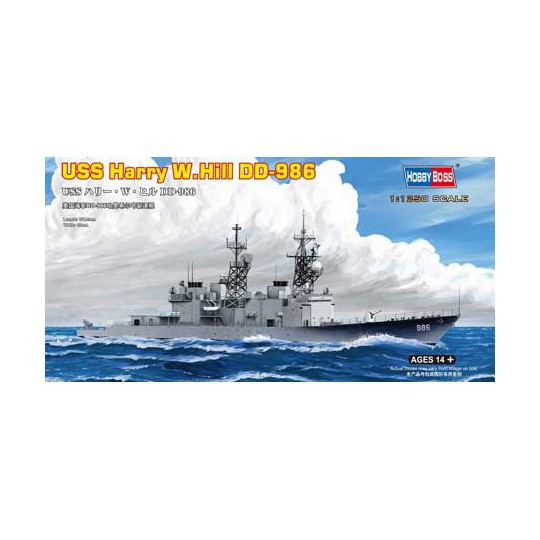 Maquette de Bateau en plastique USS HARRY W. HILL 1/125 Maquette de Bateau en plastique USS HARRY W. HILL 1/125